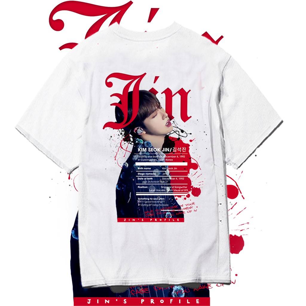ÁO THUN BTS JIN - Demis Design