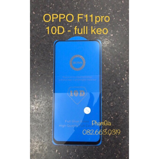 FREESHIP 99K TOÀN QUỐC_Dán cường lực Oppo F11/F11 pro Full màn hình + Cường lực camera