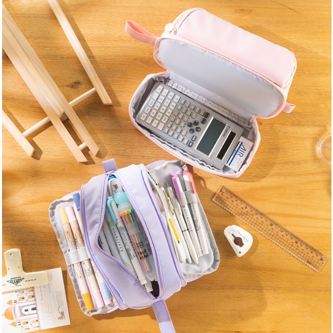 Hộp Bút 4 Tầng Cỡ Lớn Đa Năng Tiện Dụng Cho Học Sinh