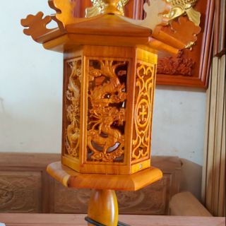 đèn thờ gỗ mít