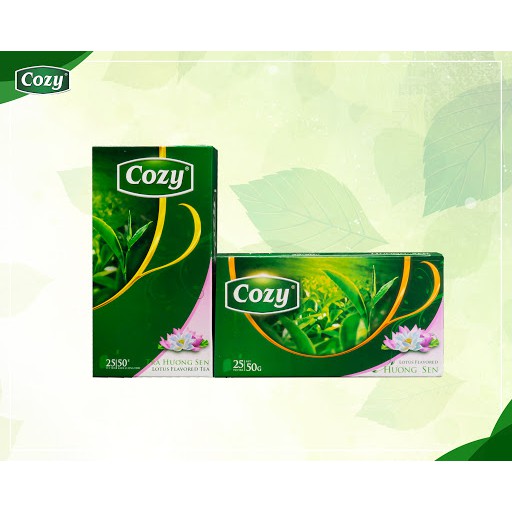 Trà Cozy Túi lọc Hương Sen (2g x 25 gói/hộp)