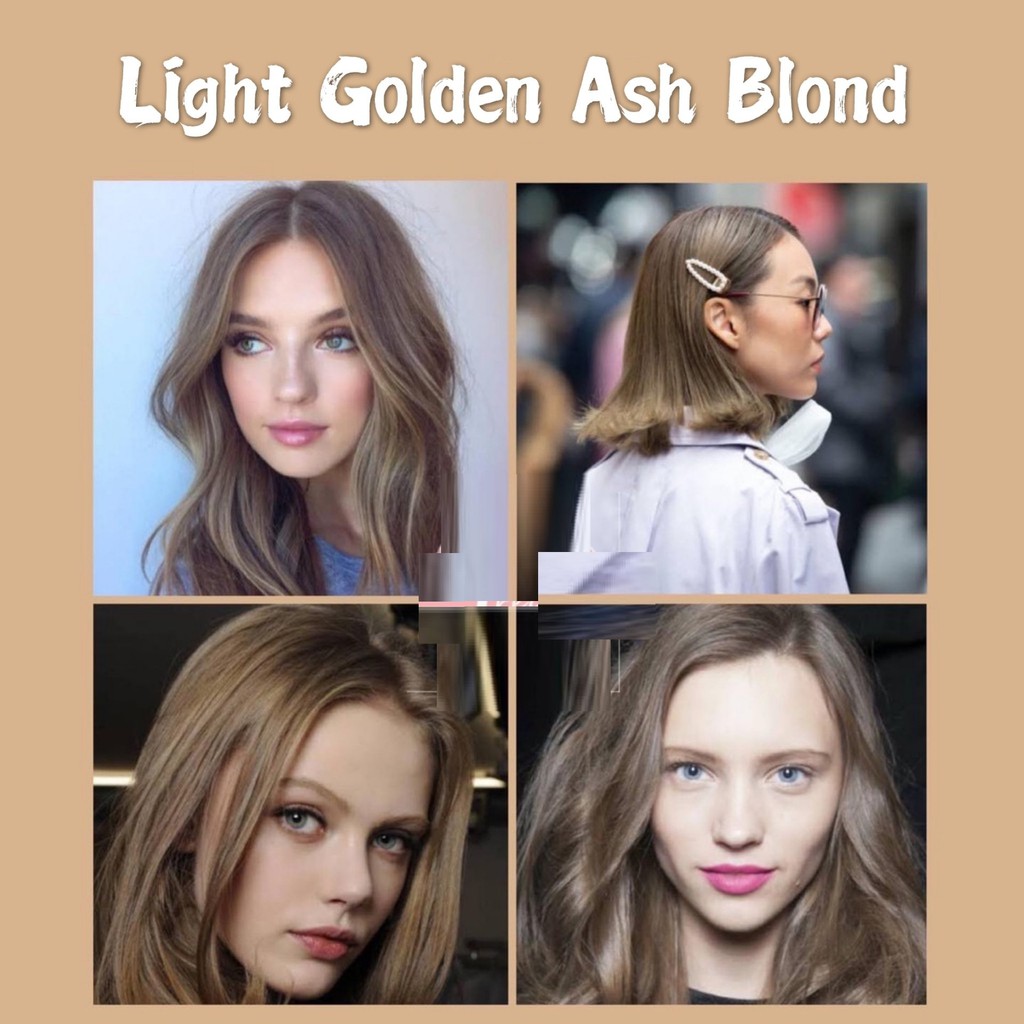 Thuốc Nhuộm Tóc Màu Vàng Ánh Khói Light Blonde Ashen Gold 8.31