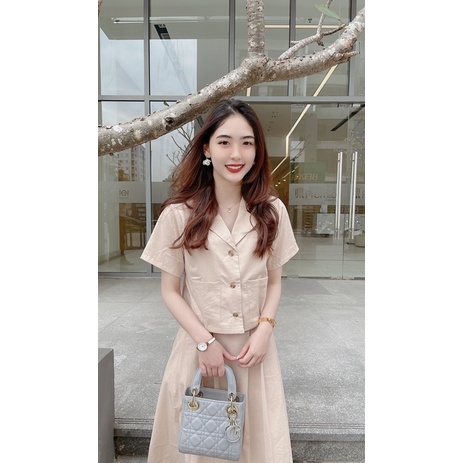 SET ÁO CHÂN VÁY MIDI ĐŨI SIÊU MÁT madeby Mullet