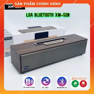 Loa bluetooth xm 520 20w. loa xm520 vỏ gỗ âm thanh cực đỉnh thiết kế sang trọng bass siêu trầm siêu ấm bh 12 tháng