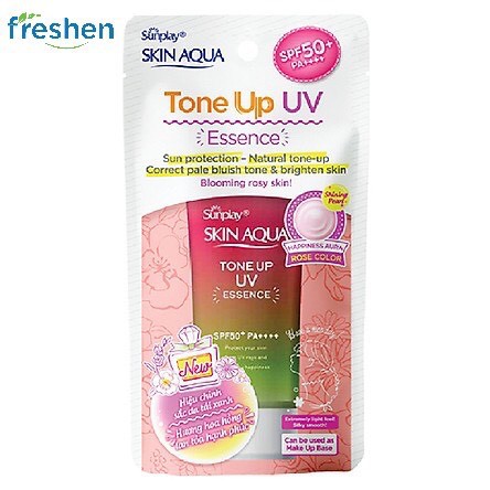 Tinh Chất Chống Nắng Hiệu Chỉnh Sắc Da Sunplay Skin Aqua Tone Up UV Essence Happiness Aura #Rose SPF 50+/Pa++++ 50g