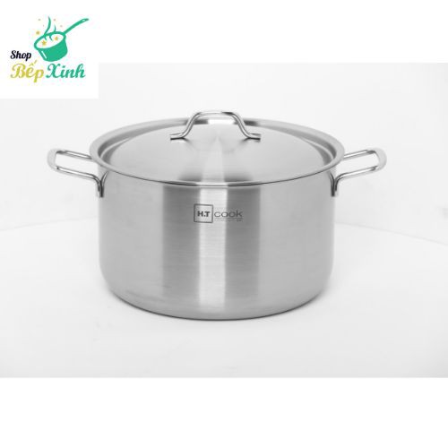 Nồi inox 1 đáy inox 430 H.T cook bếp từ nắp inox ( 16cm / 18cm / 24cm / 28cm / 30cm )