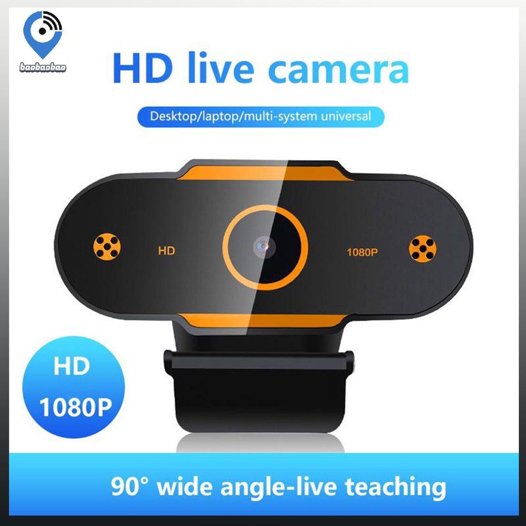 Webcam Hd Tùy Chỉnh Kèm Mic Có Thể Xoay Vòng Tiện Dụng Cho Livestream | BigBuy360 - bigbuy360.vn