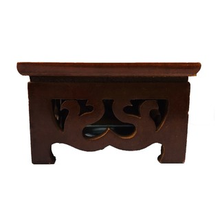 Đôn gỗ, kệ gỗ vuông khắc gỗ đặt tượng thờ Tâm Pháp