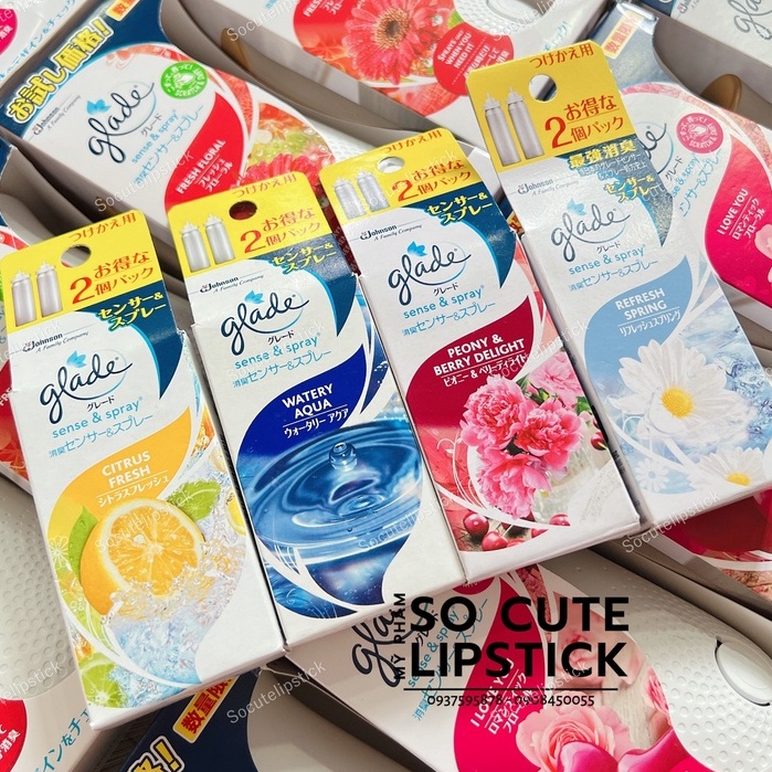 Máy xịt thơm phòng tự động Glade Nhật Bản