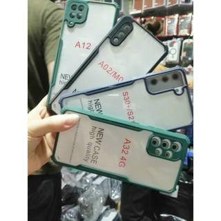 Ốp lưng Samsung S21, S21 Plus, S21 Ultra, A02, A32 4G, A02S lưng trong viền Màu dẻo chống sốc không ố màu siêu đẹp