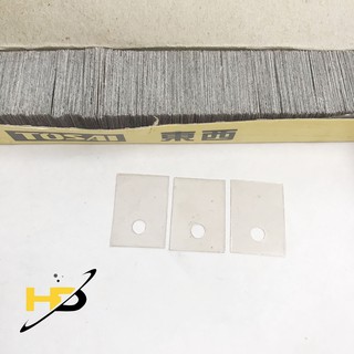 Set 50 cái mica cách điện lót tản nhiệt, lót sò 13x18x0.12mm 1 vít tosai