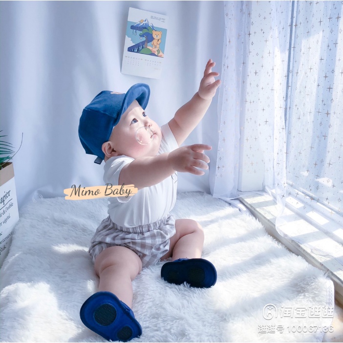 Mũ lưỡi trai mềm in hình mặt cún đáng yêu cho bé MH125 Mimo Baby