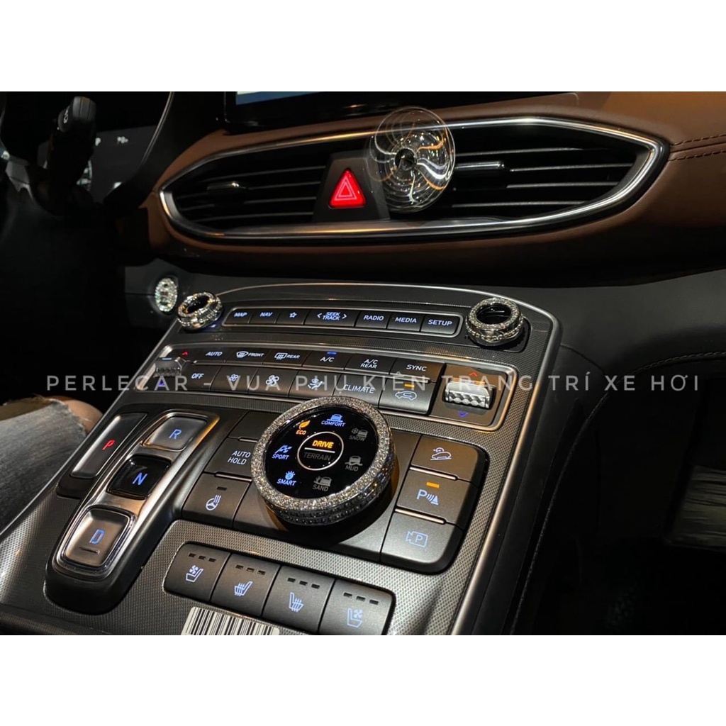 Đính đá trang trí Hyundai SANTAFE 2021 2022 Sang trọng đẳng cấp