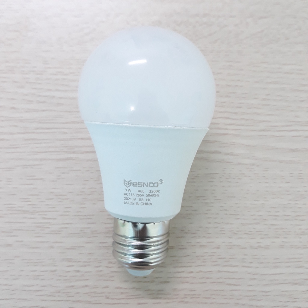 Đèn led 9w ánh sáng trắng tiết kiệm điện - ESNCO