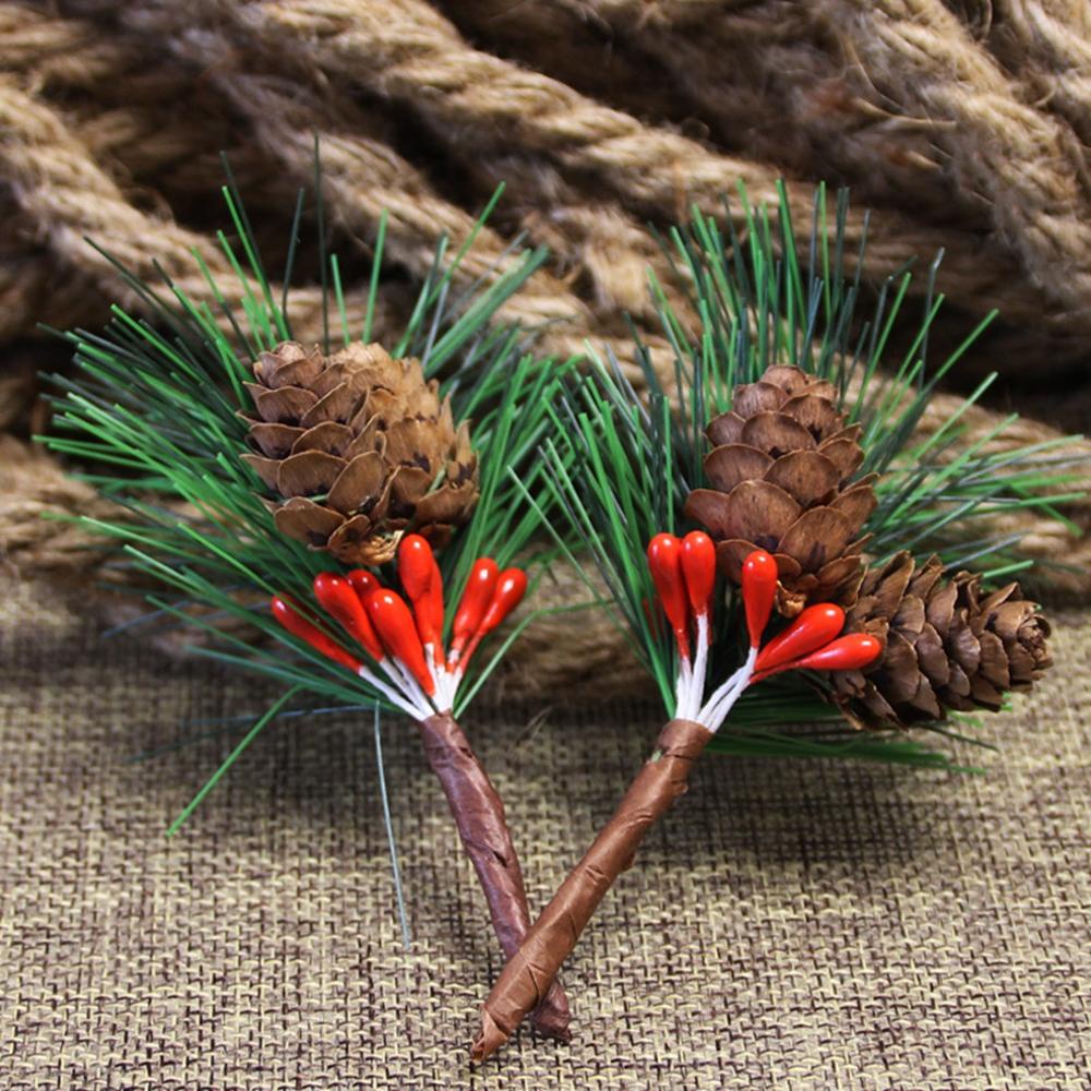 Set 10 / 20 Nhánh Cây Thông Giả Trang Trí Giáng Sinh