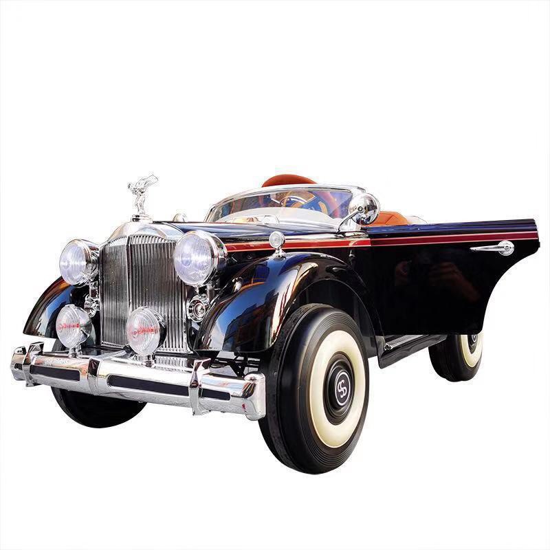 Xe Ô Tô Điện Cổ Điển MOMMYKIDS MINH CHÂU Trẻ Em Có Điều Khiển Từ Xa