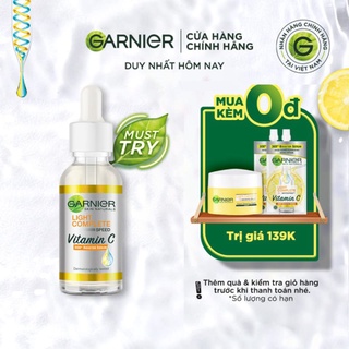 Tinh chất tăng cường sáng da mờ thâm Garnier 30ml