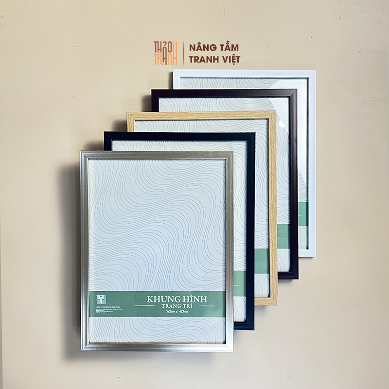 Khung Hình Treo Tường (20x30, 25x35, 30x40), Khung Bằng Khen, Khung Ảnh Trang Trí - Mặt Mica trong suốt, sang trọng