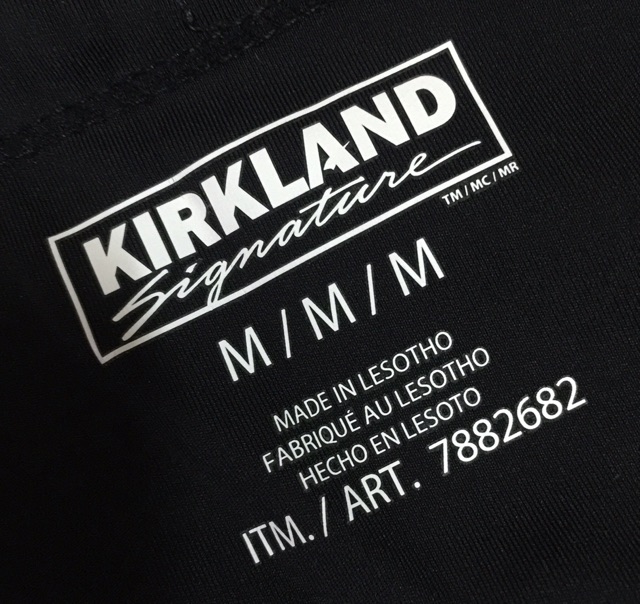 Quần Legging Kirkland Auth Mỹ Phối Dạ Quang Đen Size M