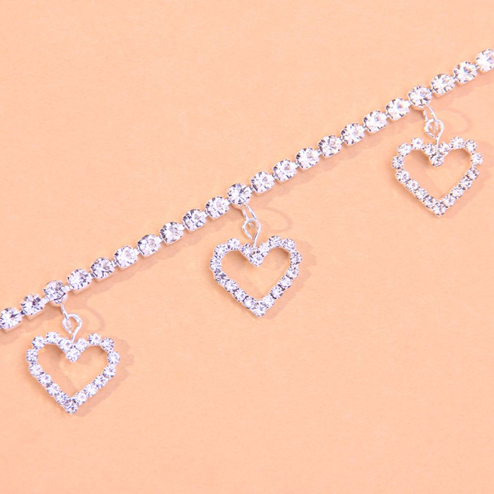 Thắt Lưng Dây Xích Kim Loại Mặt Trái Tim Đôi Cánh Thiên Thần Phong Cách Vintage Hàn Quốc Cho Nữ
