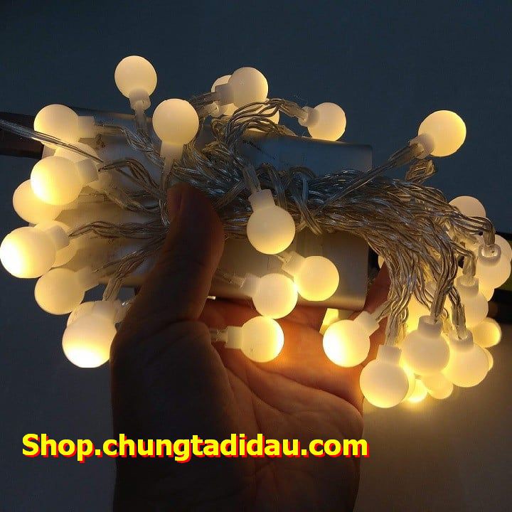 Bóng Led dã ngoại Dây 40 bóng, dài 6m nguồn USB & PIN | BigBuy360 - bigbuy360.vn