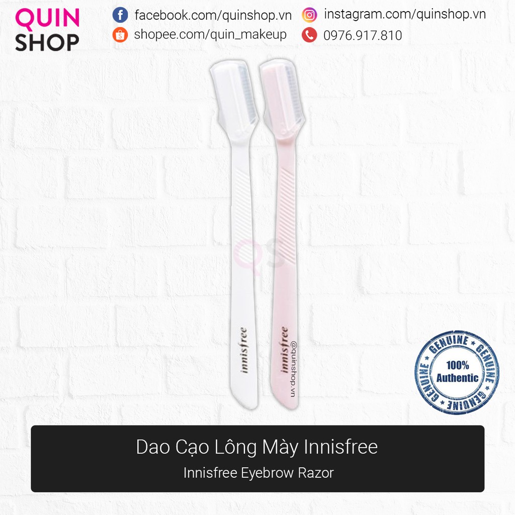 [Quinshop.vn] Dao Cạo Lông Mày Innisfree Eyebrow Razor