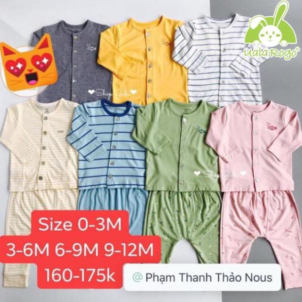 Bộ Cài Thẳng Dài Nous 2020 SHOP MẸ MÍP nousbabywear