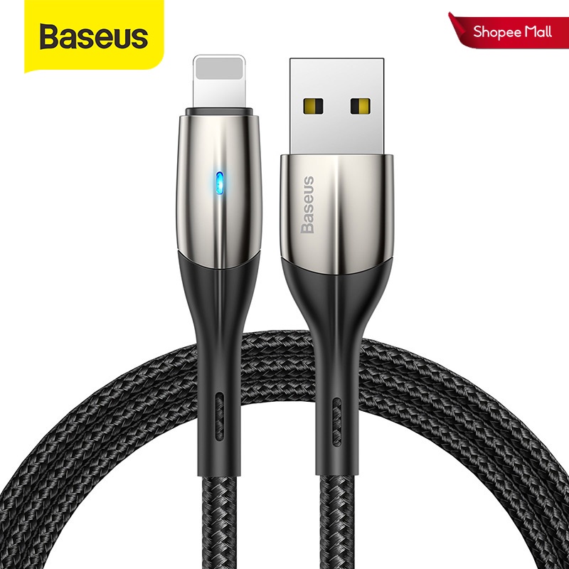 Cáp Iphone Baseus Cho Đèn Led 2.4A Dài 1m
