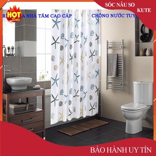 ✔️  Rèm nhà tắm,Rèm cửa nhà tắm chống nước ( hình sao biển)