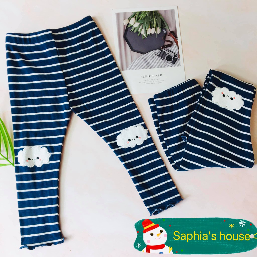 quần legging co dãn 4 chiều bé gái