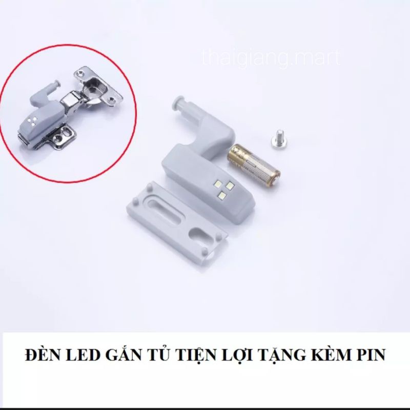 Đèn Led cảm biến tự động bật tắt gắn bản lề các loại tủ