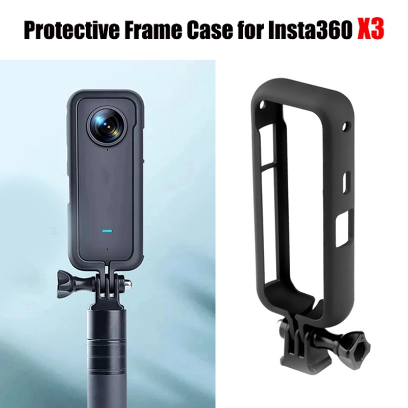 Bộ Khung Bảo Vệ Máy Ảnh Kèm Ốc Vít Cho Insta360 X3