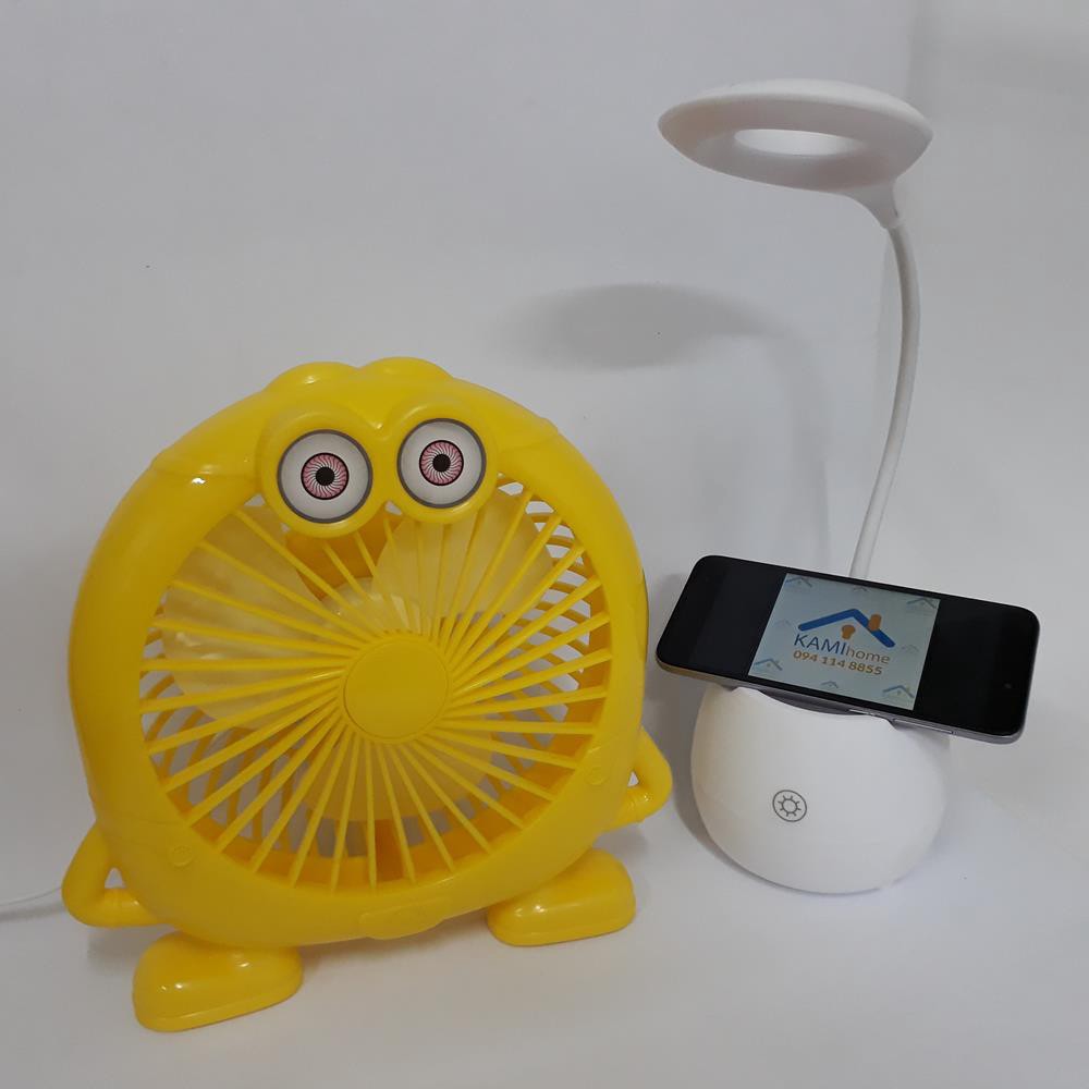 [ SIÊU HOT ]QUẠT MINION 20CM SẠC USB NGỘ NGHĨNH THÍCH HỢP CHO GIỚI VĂN PHÒNG