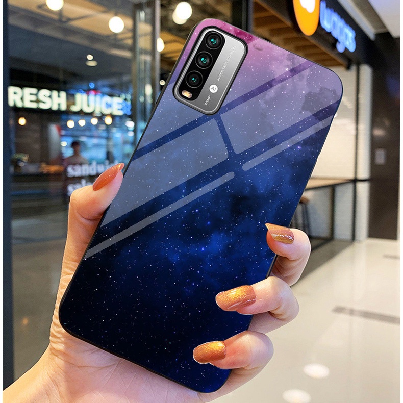 Ốp Lưng XIAOMI REDMI 9T / POCO M3 Ốp kính bóng cao cấp Phi Hành Gia