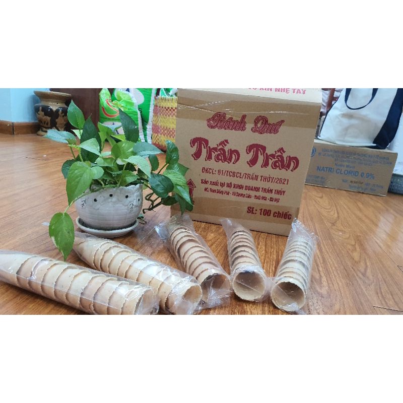 Vỏ ốc quế Trần Trân sét 10 cái giòn ngon