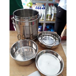 Cặp lồng inox 3 ngăn Hàn Quốc