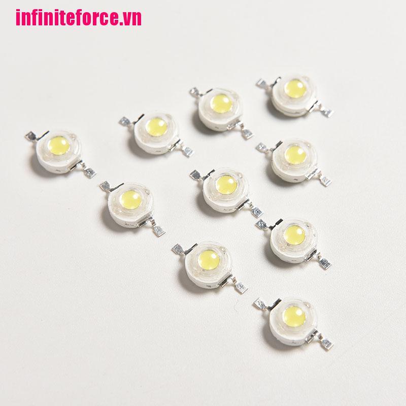Vn Bộ 10 Đèn Led Smd 1w Màu Trắng