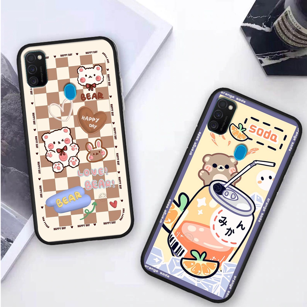 Ốp lưng Oppo A53 in hình 3D GẤU cute be@r, soda, happy day cực hot ,thời thượng