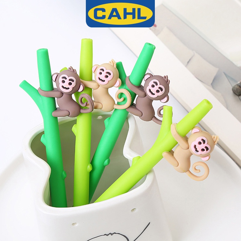 Bút Mực Nước Mực Đen 0.5MM Hình Chú Khỉ