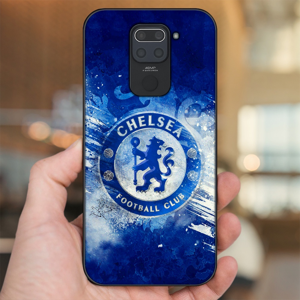 Ốp lưng Xiaomi Redmi Note 9 viền đen in hình Chelsea FC