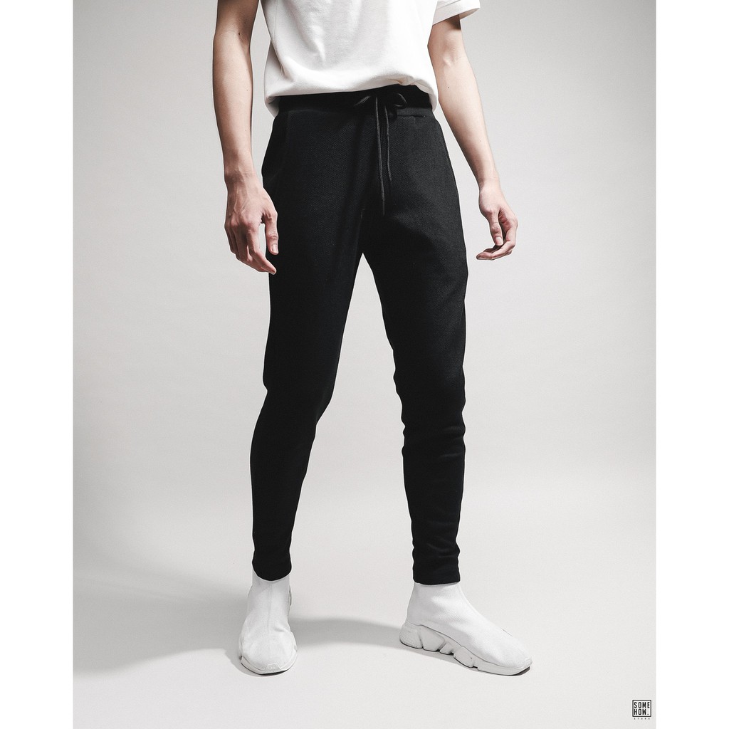 [Mã FAMALLT5 giảm 15% đơn 150K] Quần Jogger Nam , Quần Jogger INF Đen Thêu Chữ JG001480 , Chất Thun Gân Cao Cấp, SOMEHOW