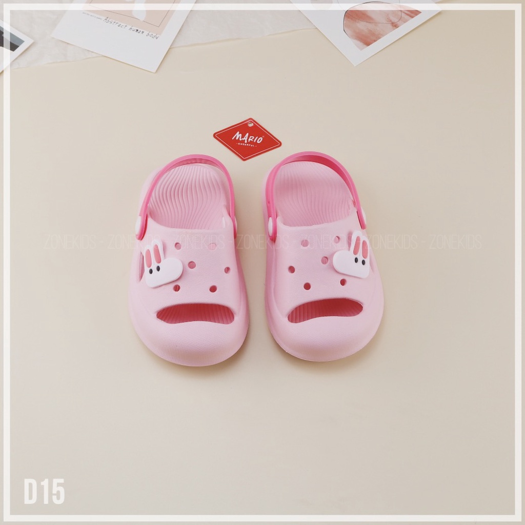Dép sục hở mũi họa tiết con vật cho bé Zonekids - D15