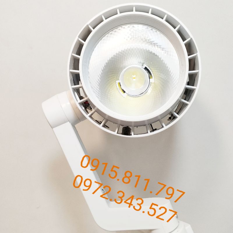 Đèn rọi ray,đèn rọi trắng cob 20w xoay 360 độ,ánh sáng đèn trắng - trung tính, đèn hỗ trợ chụp ảnh,livestream,chiếu sáng