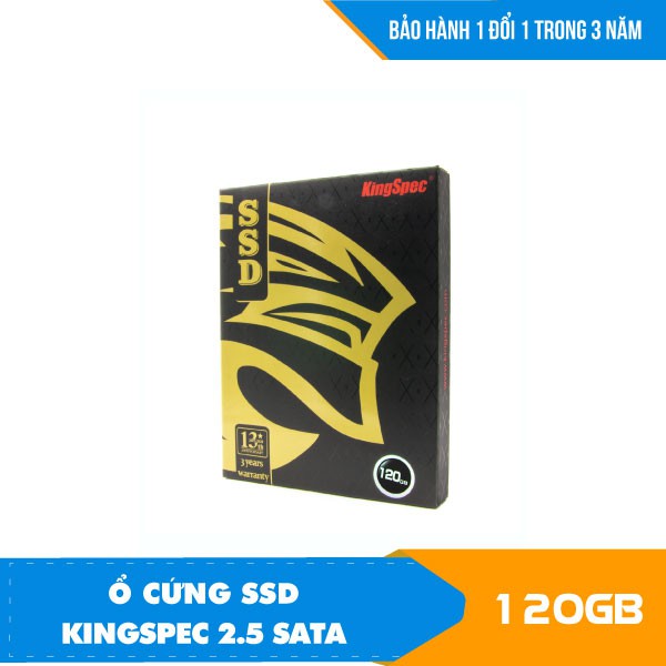 [Hàng Chính hãng] Ổ cứng SSD Kingspec 120GB 2.5'' tăng tốc laptop cực nhanh | BigBuy360 - bigbuy360.vn