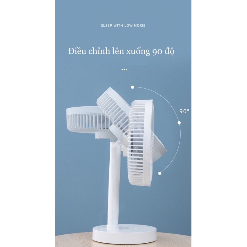 [Size Lớn]Quạt sạc tích điện usb quay tự động Chính hãng siêu mát | BigBuy360 - bigbuy360.vn