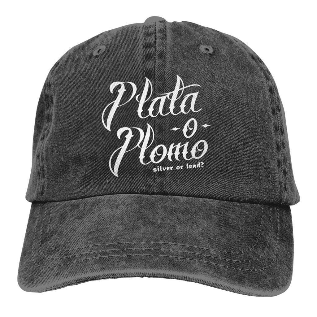 Plata The Plomo Thuộc Địa Trống Phong Cách Hình Xăm Chúa Pablo Escobar Phụ Kiện Hàng Ngày Mũ Cao Bồi
