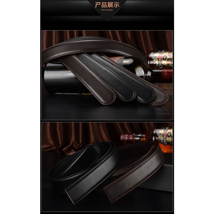 Dây Nịt Da Bò Thật 3.0Cm Thời Trang Cao Cấp Thắt Lưng Da Khóa Kim Loại 3.5Cm Cho Nam