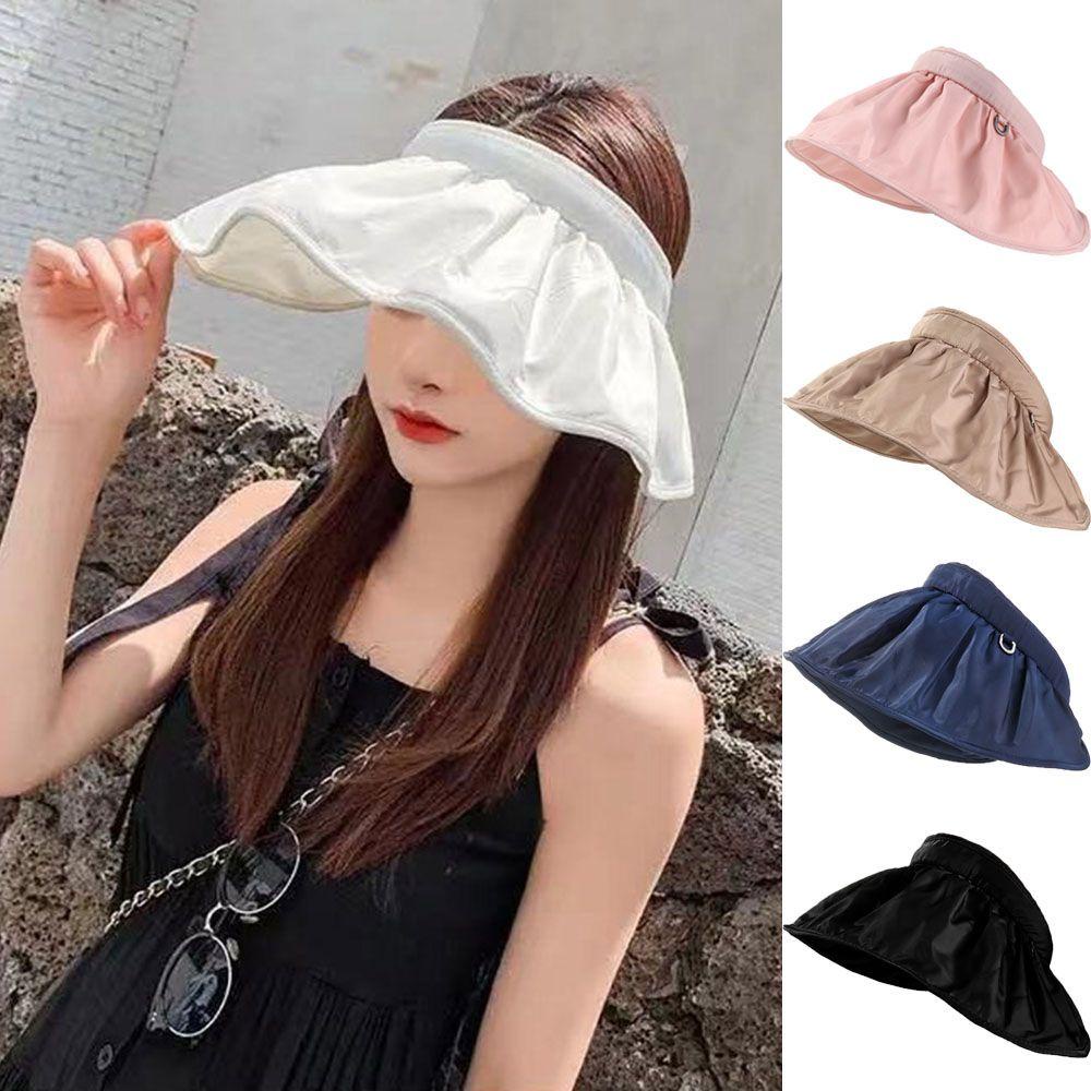 Mũ Tai Bèo Chống Nắng Chống Tia UV Có Thể Gấp Gọn Tiện Dụng Cho Nữ
