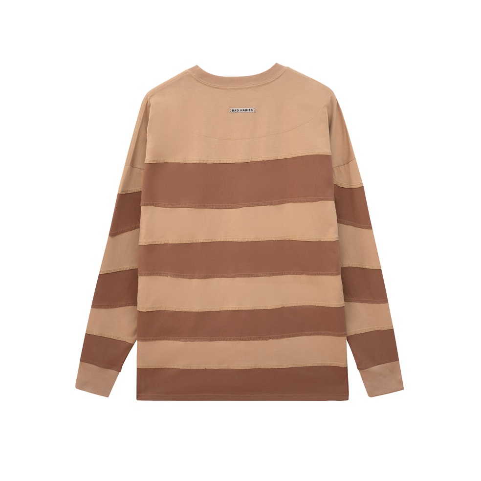 Áo Thun Nam Nữ Bad Habits "RAW" STRIPE LONG SLEEVE - LOCAL BRAND CHÍNH HÃNG