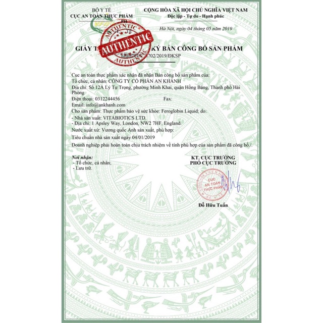 Siro bổ sung sắt Feroglobin Liquid B12 bổ sung sắt cho cả gia đình chai 200ml | Thế Giới Skin Care